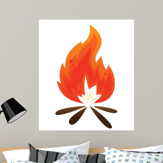 Bonfire Wall Decal