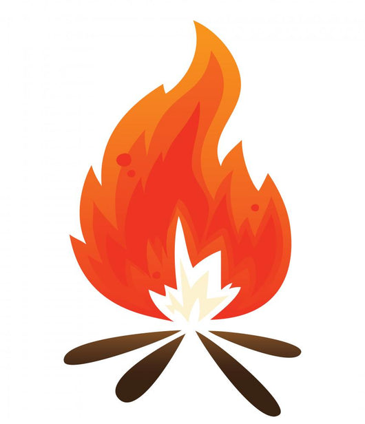 Bonfire Wall Decal