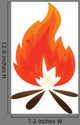 Bonfire Wall Decal