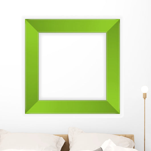 Green Picture Frame Wall Mural
