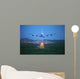 Passenger Plane Fly up Wall Decal