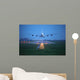 Passenger Plane Fly up Wall Decal