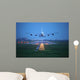 Passenger Plane Fly up Wall Decal