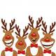 Christmas cartoon reindeer Wall Decal