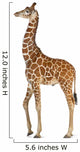 Somali Giraffe, commonly known as Reticulated Giraffe Wall Decal
