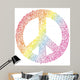 Peace sign. Beautiful symbol of peace. Wall Decal