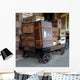 Vintage Luggage on a Railway Platform Wall Mural