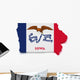 Iowa Map Wall Decal