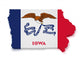 Iowa Map Wall Decal