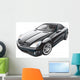 Black Sport Car Wall Decal