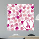 Breast Cancer Awareness Ribbons Wall Mural