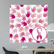 Breast Cancer Awareness Ribbons Wall Mural