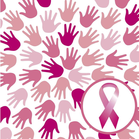 Breast Cancer Awareness Ribbons Wall Mural