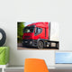 Truck with Red Cabin
