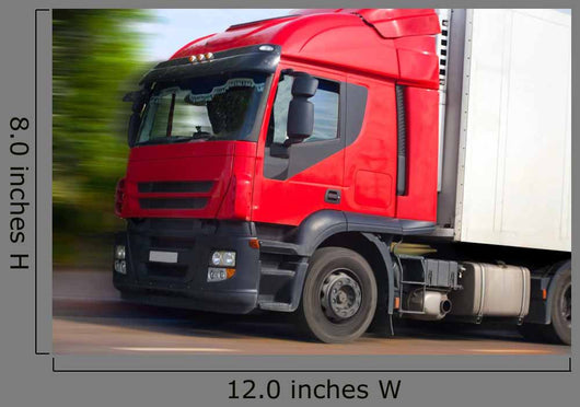 Truck with Red Cabin
