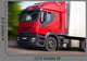 Truck with Red Cabin