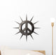 Hardcore Peace Sign Wall Decal