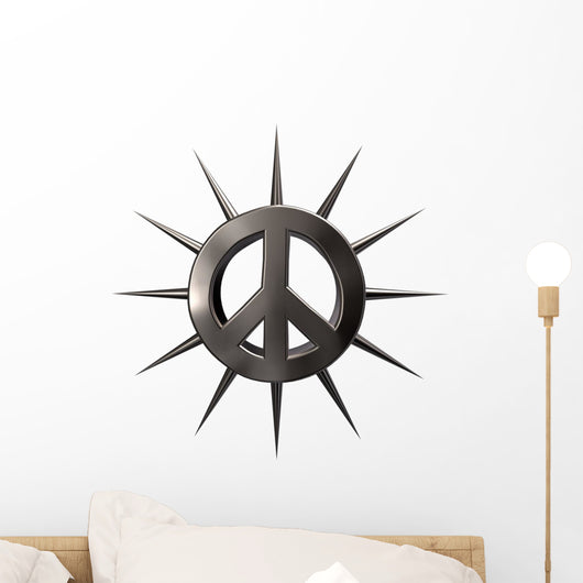 Hardcore Peace Sign Wall Decal
