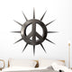 Hardcore Peace Sign Wall Decal