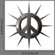 Hardcore Peace Sign Wall Decal