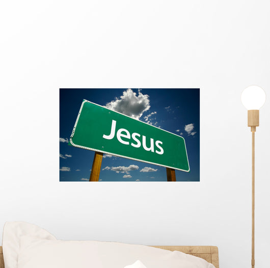 Jesus Road Sign with