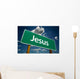 Jesus Road Sign with