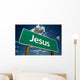 Jesus Road Sign with