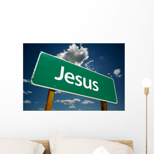 Jesus Road Sign with