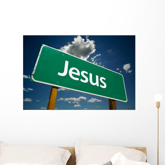 Jesus Road Sign with