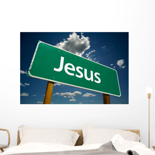 Jesus Road Sign with