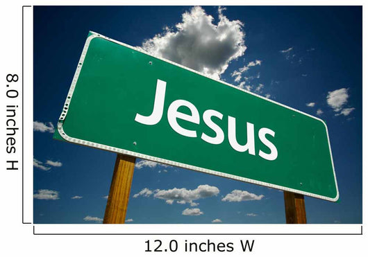 Jesus Road Sign with