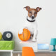 Basket ball winner dog Wall Decal