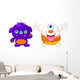 Two cute monsters Wall Decal