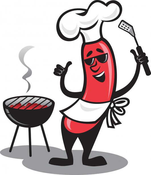 BBQ Hot Dog Wall Decal