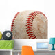 baseball close up over white Wall Decal