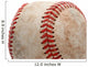 baseball close up over white Wall Decal