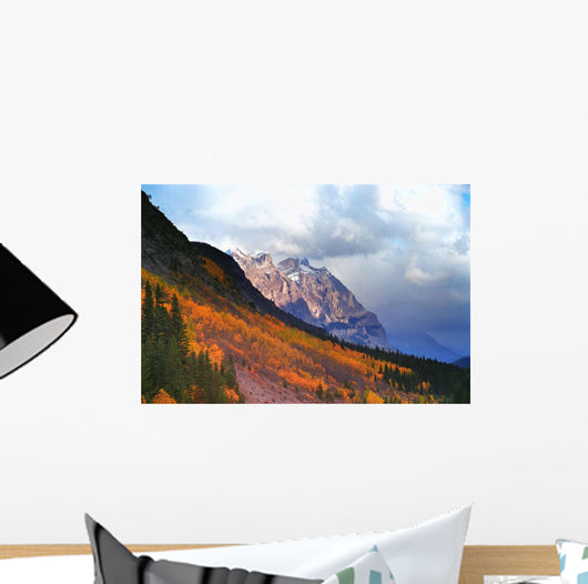 Mountain Slope In Fall Wall Mural