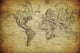 Vintage Map World 1814 Wall Decal