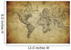 Vintage Map World 1814 Wall Decal