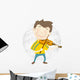 Cute Teenager Wall Decal