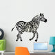 Running Zebra Wall Mural
