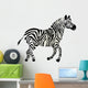 Running Zebra Wall Mural