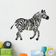 Running Zebra Wall Mural