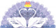 Pair Swans with Crown