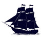 Contour Ancient Sailing Ship