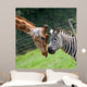 Zebra and Giraffe Wall Mural