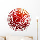 red dragon Wall Decal