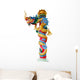 Chinese dragon statue isolated on white background Wall Decal