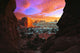 Rocky Buttes Viewed Through Canyon Wall Mural