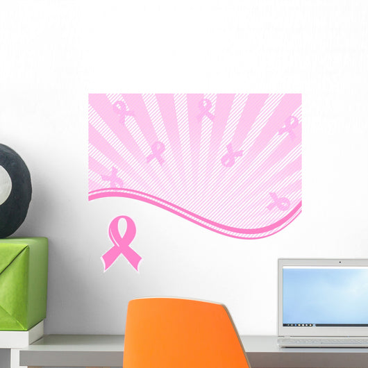 Vector Pink Ribbon Breast